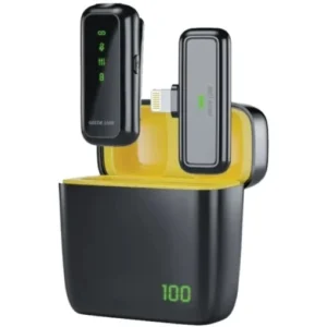 میکروفون هوشمند بی‌سیم Green Lion GM-65X – USB-C / Lightning / AUX