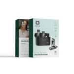 میکروفون یقه‌ای بی‌سیم Green Lion مدل 2IN 1 360 Microphone USB-C Lightning – Black - تصویر 2