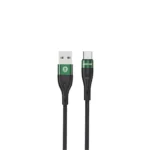کابل Green Lion USB-A به Micro USB با روکش بافتی – ۱ متر مشکی