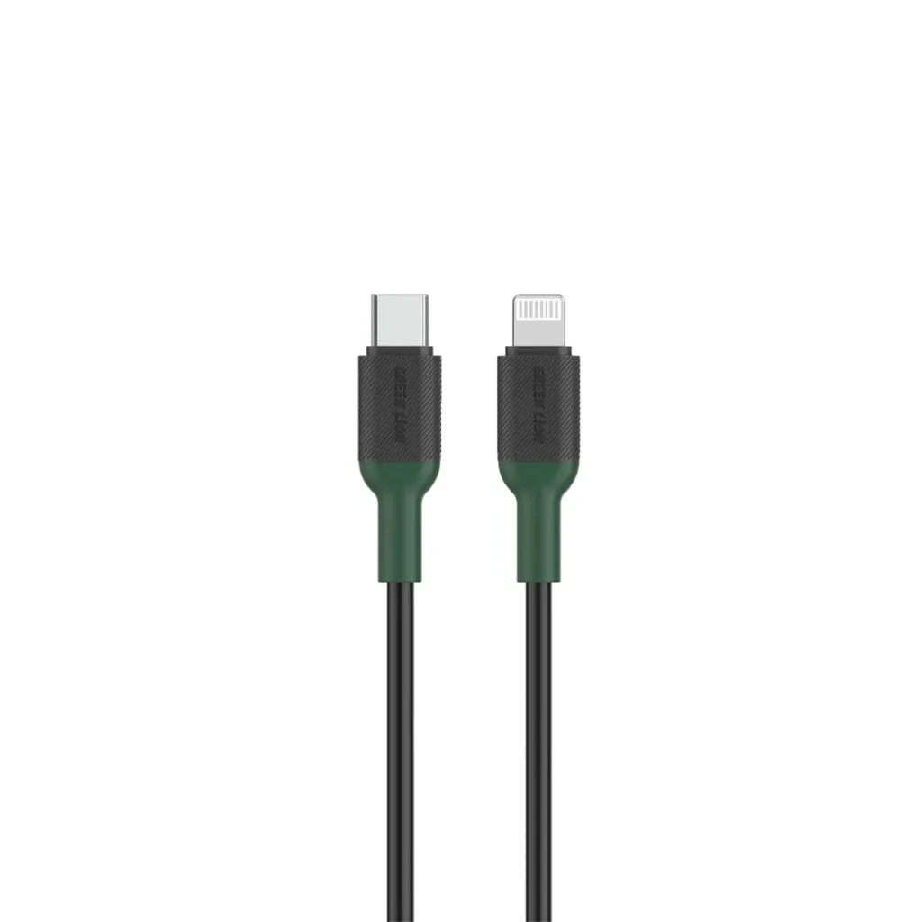 green-lion-usb-c-to-lightning-tpe-1m-20w کابل Green Lion USB-C به Lightning TPE – ۱ متر، PD 20W - تصویر 1