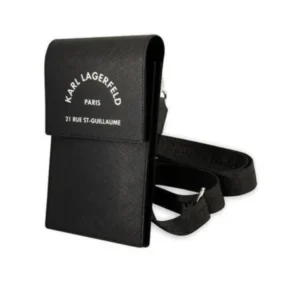 پوچ یونیورسال گوشی Karl Lagerfeld Monogram Ikonik مشکی
