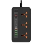 هاب چندمنظوره Porodo – ۴ پورت USB-A + USB-C برای خانه و دفتر