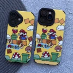 قاب کبریتی سوپر ماریو Super Mario زرد آیفون