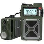 پاوربانک خورشیدی و اسپیکر بلوتوث و رادیو گرین لاین Green Lion Vintage Solar Pro Radio
