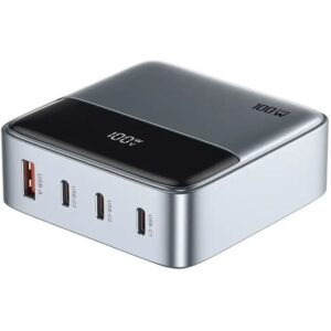 شارژردیواری گرین لاین مدل Green Lion 100W GaN Premium UK Plug